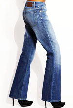 bootcut jeans with heeled shoes